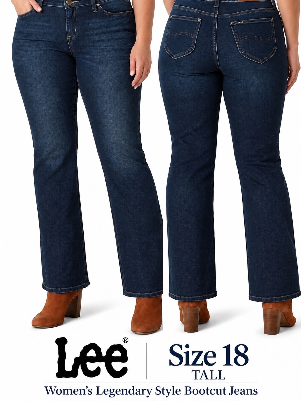 Lee/Women’s/Legendary Style/Bootcut Jeans/Size 18 Tall/